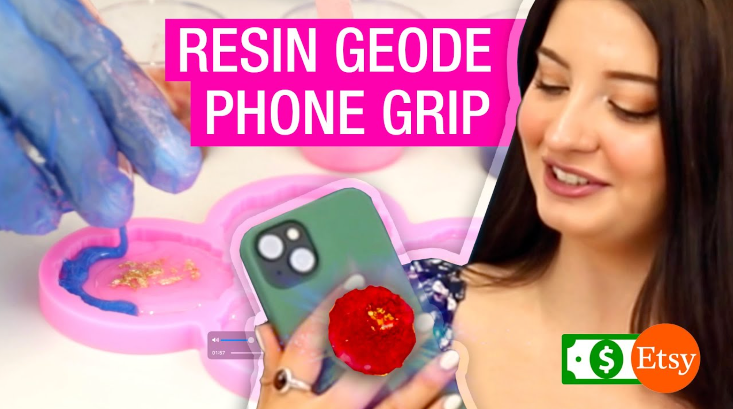 DIY Resin Pop Socket For Your Phone —