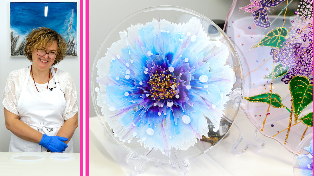 How To Make 3D Resin Flower Coasters