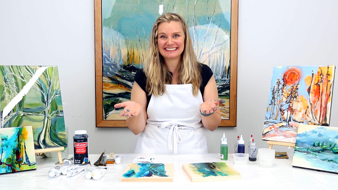 How To Resin Mixed Media Paintings