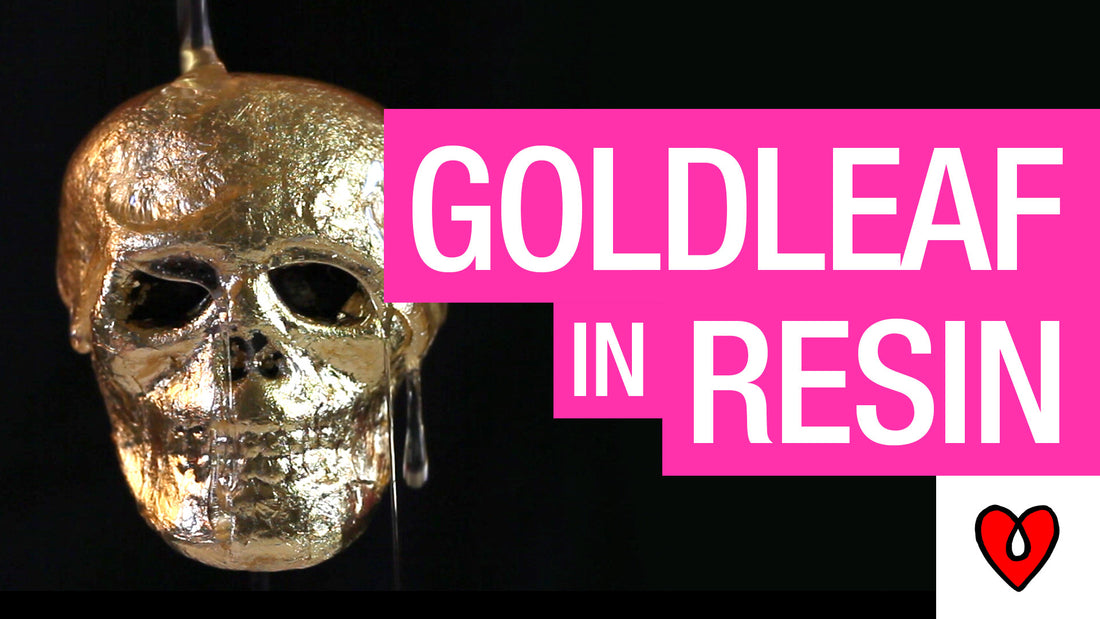 How To Resin Over GoldLeaf