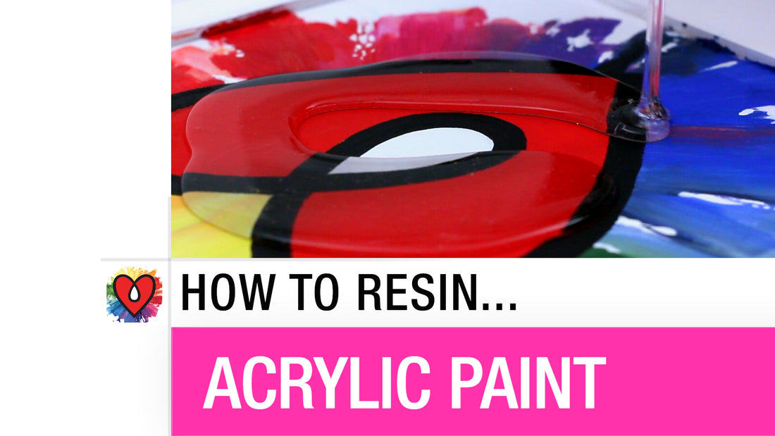 How To Resin Acrylic Paint