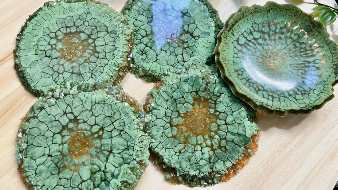 Dragon Scale Resin Coaster & Trinket Dish Tutorial