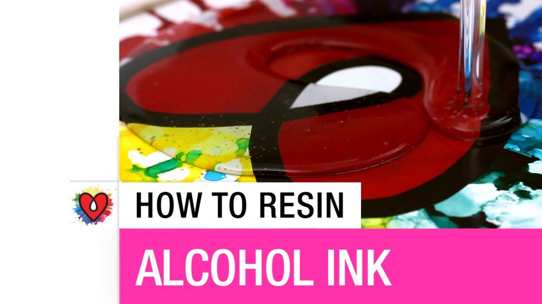 How To Resin Alcohol Ink