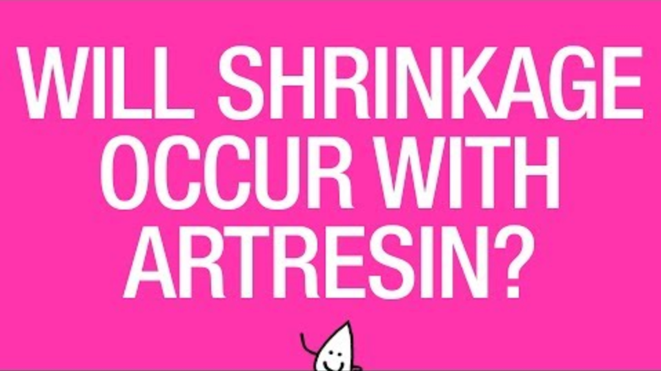 Does ArtResin Shrink?