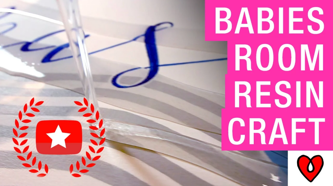 How To Create A Beautiful, Custom Baby Gift with Clear Epoxy Resin :)