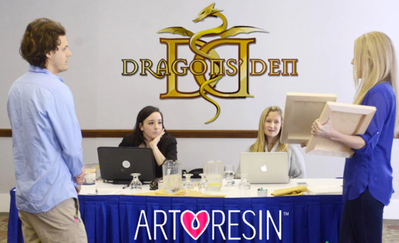 ArtResin will be featured on CBC Dragons' Den next season!