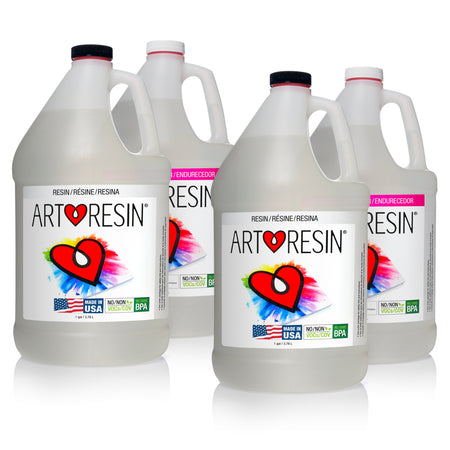 Clear Epoxy Resin: 2 Part Epoxy Resin Kit (1 Gal): Free US Delivery –  ArtResin